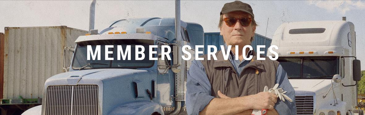 Banner picture for Member Services for MidWest Truckers Association